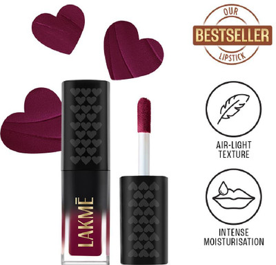 Lakmé Xtraordin-airy Lip Mousse Mini - Dark Cherry 1.8g(Red, 1.8 g)
