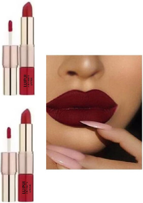Luipui MAROON LIPSTICK 2IN 1 (PACK OF 2 ) MATTE LIPSTICK(MAROON, 6 g)