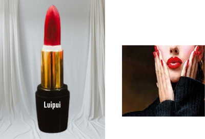 Luipui red lipstick with attractive look pack of 1(red, 6 g)