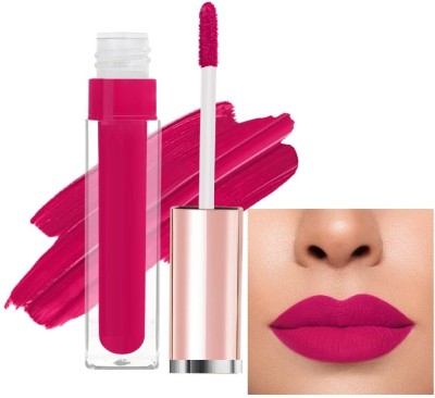 GABBU Matte Long Lasting Non Transfer Water & Smudge Proof lipstick Neon pink(Neon pink, 8 g)