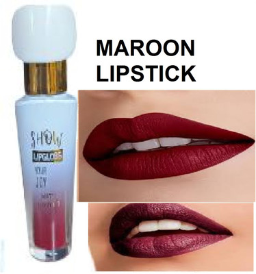Luipui MAROON LIQUID MATTE LOOK LIPSTICK STYLISH(maroon, 6 ml)