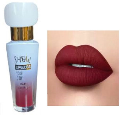 Luipui maroon liquid matte look lipstick pack of 1(maroon, 6 ml)