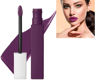 GABBU New Non Transfer Smudge Proof Longlasting Liquid Matte Lipstick(purple, 3.8 ml)