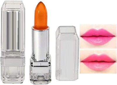 REIMICHI Crystal transparent color change jelly moisturizing lipstick(ORANGE, 3.8 g)