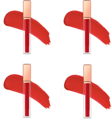 Luipui Premium Air Matte Color Bliss Liquid Lipstick / Lightweight,Waterproof (Sets 4(CHILI, 24 ml)
