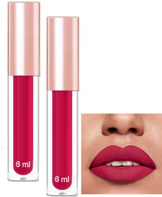 ADJD Combo Velvety Soft Finish Weightless Formula Long Lasting Lipstick rose bud(rose bud, 12 ml)