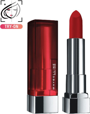 MAYBELLINE NEW YORK Color Sensational Creamy Matte Lipstick(634 Bold Crimson, 3.9 g)