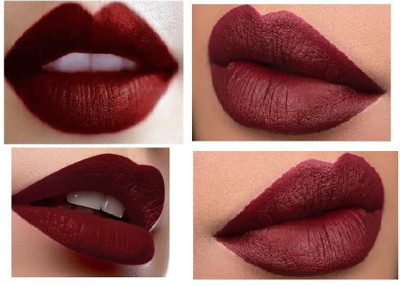 GABBU New Lip Shape Waterproof Lipstick Matte Makeup Long Lasting(maroon, 10 g)