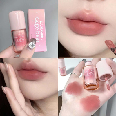 DAIMANPU Gege Matte Class: Super Hold Matte Lipsticks with Kiss Punch & Cool Lips Lifter(Light Brown Pink, 3.8 ml)