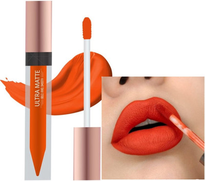 DARVING Pro Ultra Smooth Matte Lip Cream Orange(ORANGE, 9 ml)