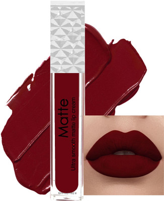 GABBU Ultra Smooth Matte Lip Liquid Lipstick | Highly Pigmented & Lightweight Formula(DEEP MAROON, 6 ml)