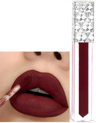 ADJD Non-Drying Transfer-proof Liquid Matte Lipstick Long-Lasting Burgandy(Burgandy, 5 ml)
