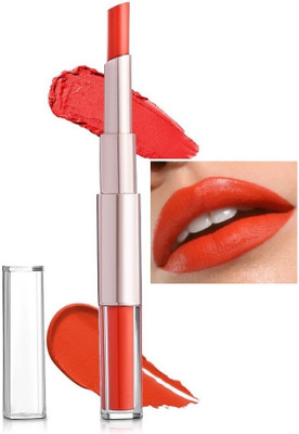 DARVING New Long Wear Matte Lipstick 2 in 1 dual lipstick(orange, 12 ml)