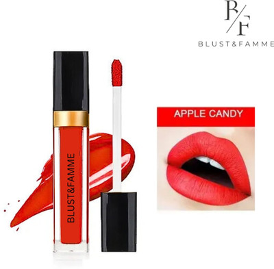 BLUST&FAMME Matte Me Liquid Lipstick red color pack of 1(red, 6 ml)