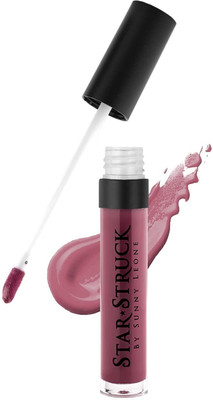 Star Struck By Sunny Leone Highly Pigmented Glossy and Non-Sticky Formula Liquid Lip Gloss(Sugar Plum, 5.5 ml)