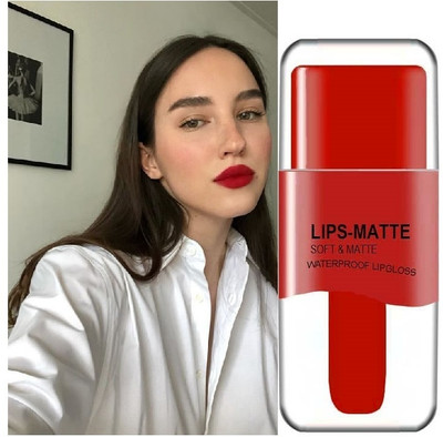 ADJD 8 Hours Long Stay Kiss-Proof Liquid Lip Color Shade 06(Maroon, 3.5 ml)