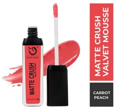 MATTLOOK Matte Crush Velvet Mousse Lipstick(25 Carrot Peach, 10 ml)