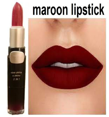 Luipui maroon matte lipstick best for lipstick pack of 1(maroon, 6 g)