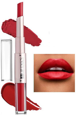 Latixmat 2 IN 1 MATTE FINISH WATER PROF & LONG LASTING LIPSTICK(red, 12 ml)