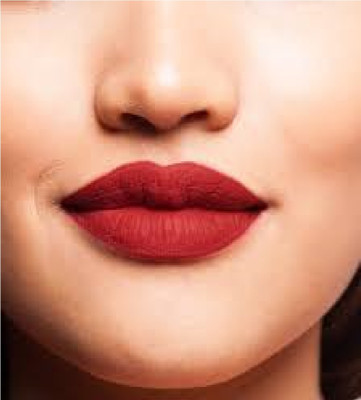 Luipui beautiful trending red 2 in 1 matte finish lipstick pack of 1(red, 6 g)