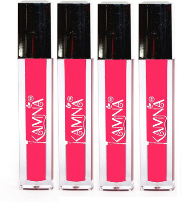 kamna cosmetics KAMNA Waterproof, liquid Lipstick,Ultra Smooth Pink Non Transfer Pack of 2(Pink Shade, 4 ml)