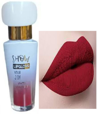 Luipui trending matte maroon matte finish lipstick pack of 1 waterproof(maroon, 6 ml)