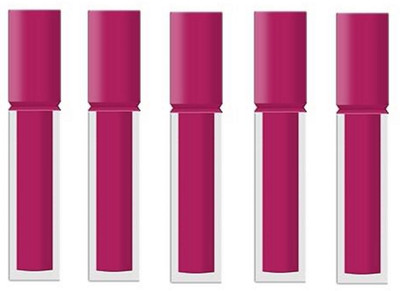 Luipui Premium New Color Matte Lipstick Lightweight, Long-lasting (Sets 5(Purple, 35 ml)