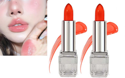 REIMICHI PERFECT AND NATURAL AUTOMATICALLY COLOR CHANGE GEL LIPSTICK(orange, 7.6 g)