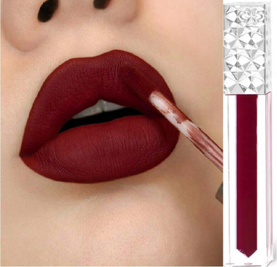 THTC Matte Liquid Lipstick With SPF 15(Maroon, 7 g)