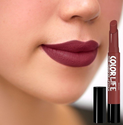 AEPRUY Power stay Non-sticky & Long lasting Matte lipstick(Brick-Wine, 2 g)
