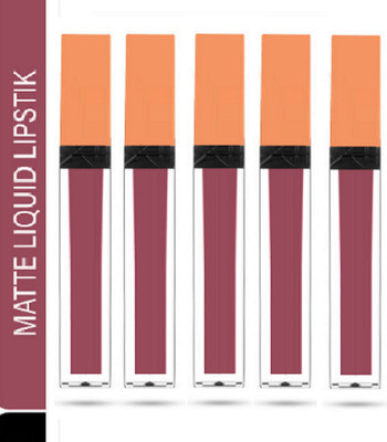 Luipui TRENDING LONG LASTING, WATERPROOF & QUICK DRY LIPSTICK FOR BOLD LOOK PACK OF 5(BLUSH PINK - 234, 45 ml)