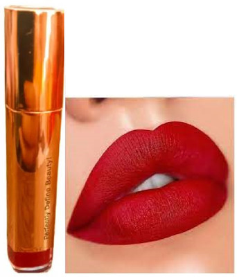 Luipui RED LIQUID MATTE LOOK LIPSTICK PACK OF 1(RED, 6 ml)