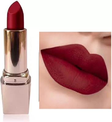Luipui new maroon matte lipstick for impressive look and beautiful lips pack of 1(maroon, 6 g)