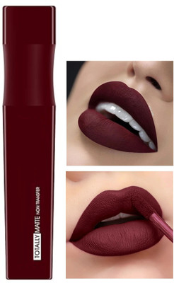 DARVING Crème Touch Liquid Matte Lipstick Waterproof Long Lasting Non Transfer Lipstick(Deep Maroon, 7.5 g)