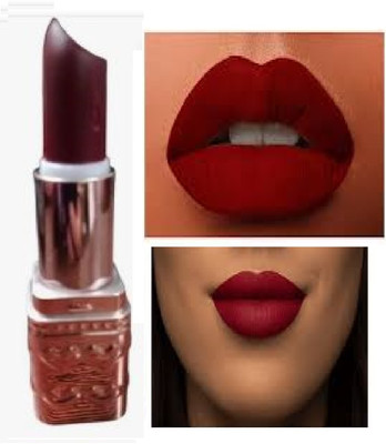 Luipui maroon matte crayon matte look lipstick pack of 1(maroon, 6 g)