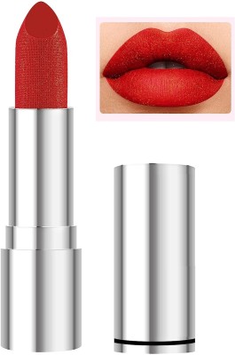 Latixmat Waterproof & 12 Hr. Stay Lipstick Non Transfer Glittering Matte Lipstick(RED, 3.8 g)