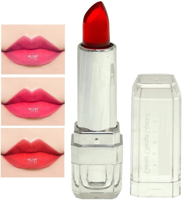 EVERERIN Gel Lipstick Smooth Texture Glass Finish-RED(RED, 3.8 g)