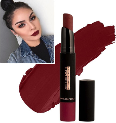 tanvi27 New Multi Use Velvet Matte Finish & Kiss Proof Maroon Lipstick(Maroon, 3.5 g)