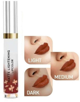 RED4 R4 Matte lightening maroon lipstick 1pcs(mAROON, 5 ml)