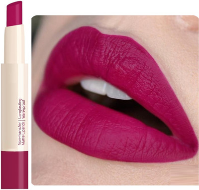 DARYUE Waterproof & Long Lasting Creamy Matte Lipstick(magenta pink, 2.1 g)