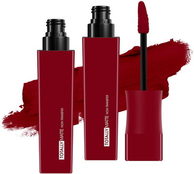 EVERERIN Maroon Smudge Proof Longlasting Sensational Liquid Matte Lipstick COMBO(MAROON, 15 ml)