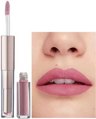 DARVING Transferable Matte Liquid Lipstick 2 in 1 matte lipstick(light pink, 12 ml)