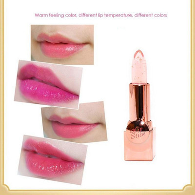 SEUNG Matte Transparent Color Changing Jelly Lipstick Moisturizing(PINK, 3.6 g)