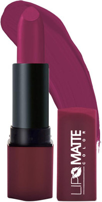 adbeni Pure Matte Lipstick Long Lasting, Hydrating & Lightweight One Swipe Pigmentation(Crimson, 4.5 g)