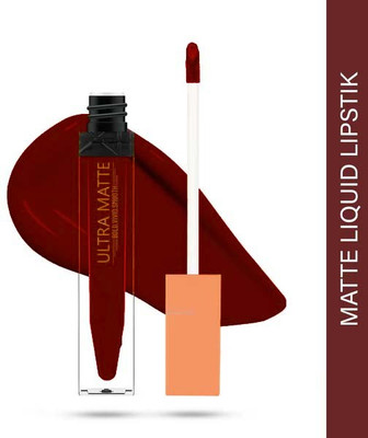 GFSU - GO FOR SOMETHING UNIQUE Non-Drying Intense Lip Color Long Lasting Liquid Lipstick(dark red, 9 ml)
