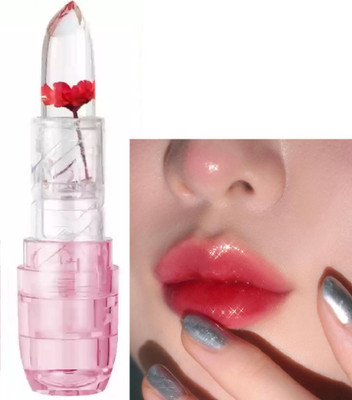AFARAXIA best transparent color change to pink jelly moisturizing gel lipstick(pink, 3.6 ml)