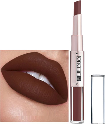 AEPRUY 2 in 1 Matte or liquid Lipstick and Matte Lip gloss Makeup Lipstick(Brown, 12 ml)