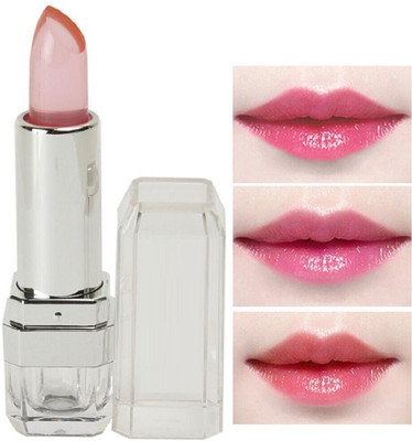 Yuency Crystal transparent color change jelly moisturizing and waterproof lipstick(light pink, 3.6 g)