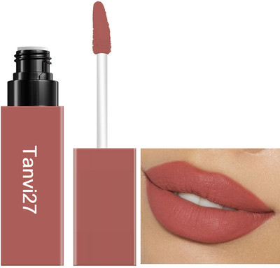 tanvi27 Non-Transfer Matte Finish Highly Pigmented Coral Liquid Lipstick(coral, 4.2 g)