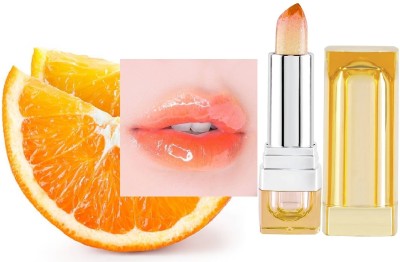 NADJA NEW PROFESSIONAL ORANGE GLOSSY FINISH JELLY LIPSTICK(ORANGE, 3.5 g)